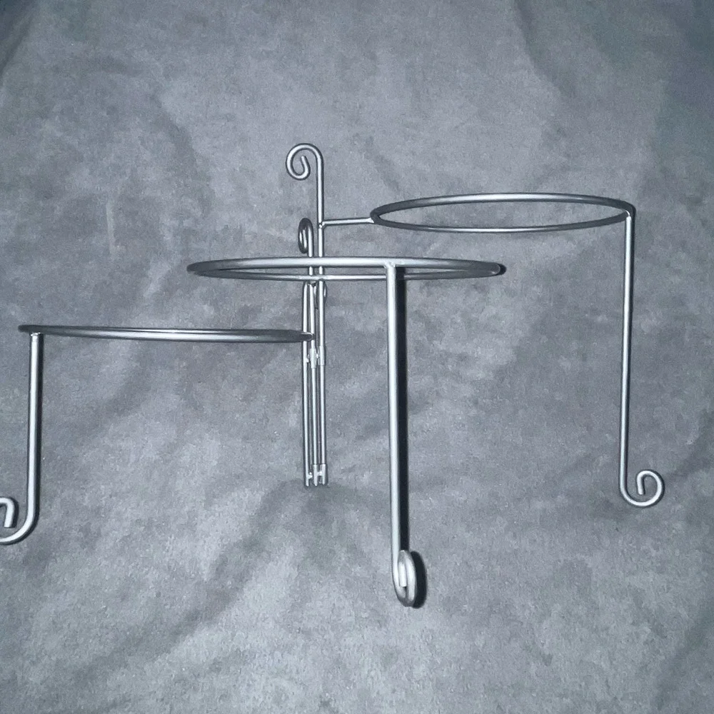 3 Tier Silver Buffet 9